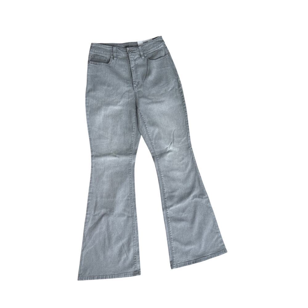 INC International Concepts Light Grey Flare Jeans NWT Size 8/29